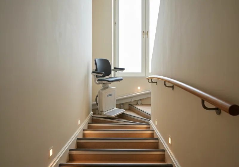 Monte-escalier debout à Pacé – modèle perch pour escalier étroit